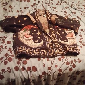 A small womens christmas sweater